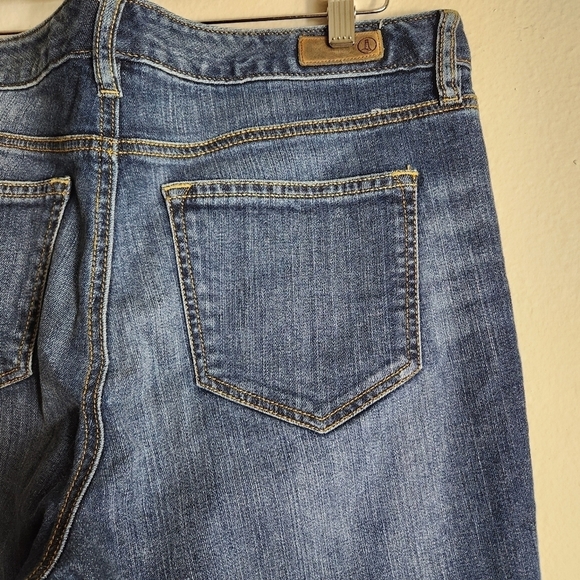 Lands End Womens Midrise Slim Ankle Crop Jeans-Size 14 - Picture 6 of 10